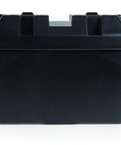 Camco Large Battery Box with Straps and Hardware - Group 27, 30, 31 |Safely Stores RV, Automotive, and Marine Batteries | Measures Inside 7-1/4" x 13-1/4" x 8-5/8" | (55373), Black Frustration Free Packaging 16 61ARY5l1rEL