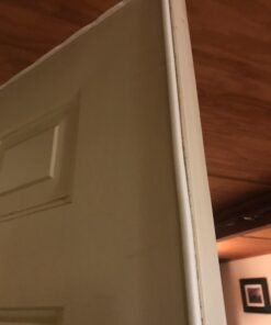 33Feet Long Weather Stripping for Door,Insulation Weatherproof Doors and Windows Seal Strip,Collision Avoidance Rubber Self-Adhesive Weatherstrip,(2 Rolls,16.5Ft/10m Each,White) 33Ft White 21 61AS0LOdcdL