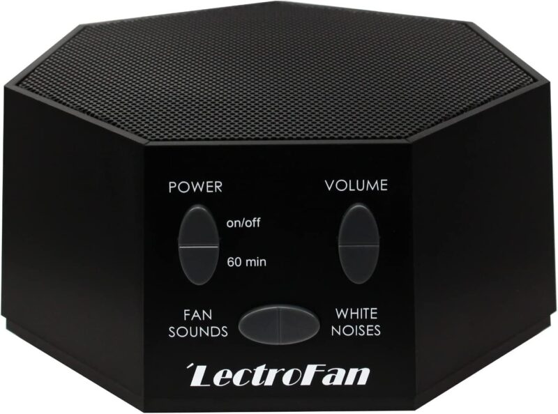 Catalog 8 LectroFan High Fidelity White Noise Machine with 20 Unique Non-Looping Fan and White Noise Sounds and Sleep Timer Classic-Black Black Standard Packaging