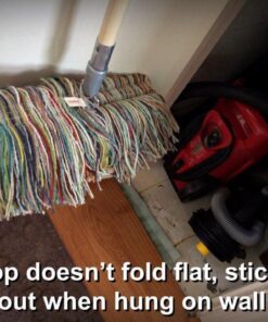 Sladust All Wool Dry Mop - Big Wooly with Wooden Handle - Made in The USA 18 61AS9FxxTxL