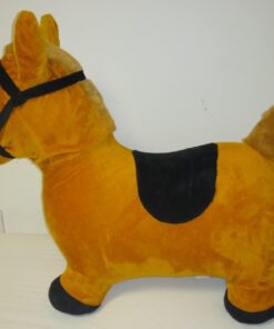 iPlay, iLearn Bouncy Pals Brown Hopping Horse, Toddler Plush Animal Hopper Toy, Kids Inflatable Ride on Bouncer W/Pump, Indoor Outdoor Jumper, Birthday Gifts for 18 24 Months 2 3 Year Old Boys Girls Brown Hopper Horse 43 61ASVKTox7L