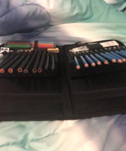 H & B 48 Professional Sketching Pencils and Drawing Kits, Including Sketching Pads, Graphite Pencils, Pencil Sharpener and Eraser, Artist's Art Supplies for Children 48 Piece Set 32 61ATBDVX2L