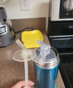 Thermos Replacement Straws for 12 Ounce Funtainer Bottle, Clear, 1 Pack 39 61ATXlUmcqL