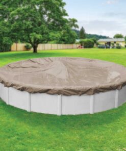 Pool Mate 5712-4 Winter Pool Cover, Extra Heavy-Duty Sandstone, 12 ft Above Ground Pools 12-ft. Pool 5 - Extra Heavy-Duty - Sandstone 4 61AUX6tfYfL