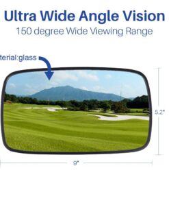 BETOOLL Golf Cart Wide Panoramic Rear View Mirror for Ez Go, Club Car, Yamaha 26 61AXDQ h8RL