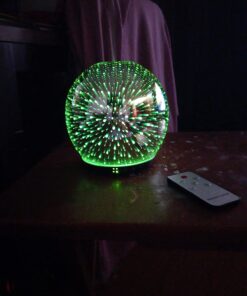 Aroma Outfitters 3D Galaxy Ultrasonic Glass Aromatherapy Diffusers | Aromatherapy Diffuser That Purifies Air | Aromatherapy Oils Humidifier with Amazing LED Lights | Home Essentials | 3D Glass 200ml 35 61AXaPuvDJL