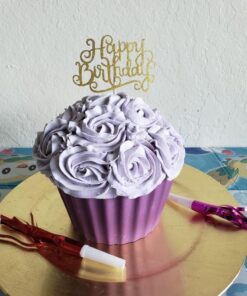 10 Gold Glittery Happy Birthday Cake Toppers. Sparkling Gold Glittery Birthday Cupcake Picks. Cake Smash Birthday Party Decorations, Candle Alternative Set Of 10. By Premium Disposables. 27 61AZRtbZwxL