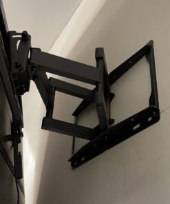 Perlegear Full Motion TV Wall Mount for 26-65 inch TVs, TV Bracket Supports Swivel Articulating Level Extension Tilt Arms, Max VESA 400x400mm up to 99lbs, 16" Wood Studs, PGMFK4 40 61AbX1RpVhL