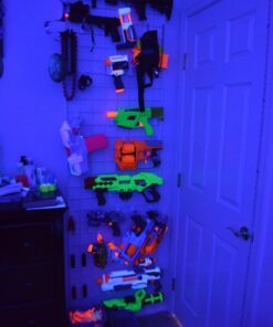 OPPSK Black Lights, 54W 18LEDs Powerful Black Light Bar Glow in The Dark Party Supplies for Blacklights Party Body Paint Birthday Halloween Christmas Stage Lighting 35 61Ac8SF94L