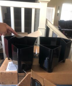 Co-Rect Plastic Bar Caddy with Triangular Design, Black 18 61Add0uuXKL