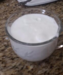 Francois et Mimi Milk and Creamer Frother Coffee Foam Pitcher with Handle and Lid, Stainless Steel, 14-Ounce Capacity, for Cappuccino and More 9 61AepLgOcbL