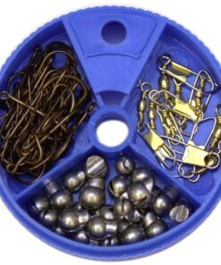 Eagle Claw Hook Swivel and Sinker Assortment, 75 Piece 1