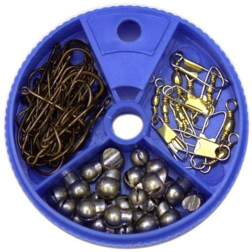 Eagle Claw Hook Swivel and Sinker Assortment, 75 Piece 1