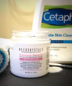 NeedCrystals Microdermabrasion Crystals 8 oz. / 227g. DIY Face Scrub. Natural Facial Exfoliator for Dull or Dry Skin Improves Scars, Blackheads, Pore Size, Wrinkles, Blemishes & Skin Texture 8 Ounce (Pack of 1) 8 oz Microdermabrasion Crystals 51 61AhjWbA PL