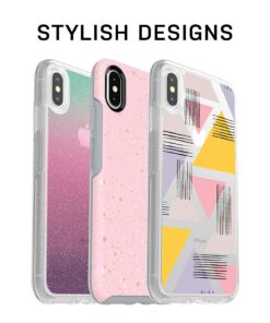 OtterBox iPhone Xs AND iPhone X Symmetry Series Case - BLACK, Ultra-Sleek, Wireless Charging Compatible, Raised Edges Protect Camera & Screen 19 61AhyOl5B4L