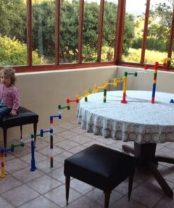 Marble Run: 123 Piece Set (103 Durable Pieces and 20 Marbles) Exclusively at MINDWARE! 34 61AiKOilafL