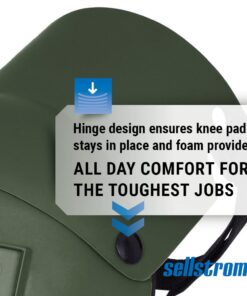 Sellstrom Ultra Flex III KneePro Knee Pads for Construction, Gardening, Flooring - Pro Protection & Comfort for Men & Women (Multiple Colors),Green Green Knee Pad 9 61Aj9OCqesL