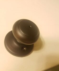 Kwikset Cove Bed/Bath Knob in Venetian Bronze 25 61AjV7MSrxL