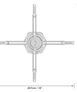 QualGear PRB-717-Wht Ceiling Mount Projector Accessory White Mount 30 61AjZQ7qYOL