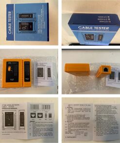 iMBAPrice - RJ45 Network Cable Tester for Lan Phone RJ45/RJ11/RJ12/CAT5/CAT6/CAT7 UTP Wire Test Tool 1-Pack RJ45/RJ11 Wire Continuity Tester 27 61Al8lpYqqL