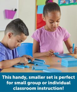 Learning Resources Base Ten Blocks Smart Pack, Early Childhood Math Skills, Ages 5+, Multicolor Base Ten Smart Pack 11 61AlBxsLRSL