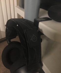 6amLifestyle Headphone Headset Holder Hanger, Universal Metal Gaming Headphones Stand Mount Under Desk Hook Clip with Adjustable Clamp for All Headsets, Black Normal 51 61AlkZtrWbL