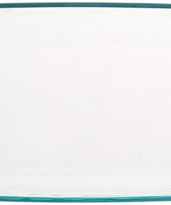 Pyrex, Clear Basics 2 Quart Glass Oblong Baking Dish, 11.1 in. x 7.1 in. x 1.7 in, 2 QT Rectangular 6 61AoCpgAmdL