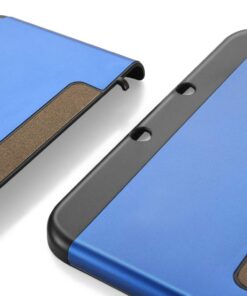 TNP Protective Case Compatible with Nintendo New 3DS XL LL 2015, Navy Blue - Plastic + Aluminum Full Body Protective Snap-on Hard Shell Skin Case Cover New Modified Hinge-Less Design 23 61ApBZEHBQL