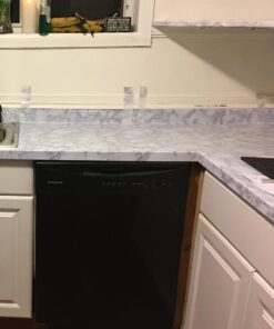 EZ FAUX DECOR Peel & Stick Faux Stainless Steel | Refrigerator Wrap | Cover for Dishwashers & Appliances | Self Adhesive Stainless Contact Vinyl Paper 36 in x 144 in (12ft) 39 61AphLkGQtL