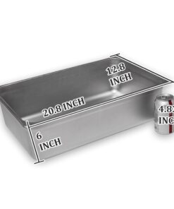 SYBO Commercial Grade Stainless Steel Bain Marie Buffet Food Warmer Steam Table for Catering and Restaurants (1 Section) 1 Section 18 61Apvr8vF1L
