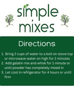 Simple Mixes Natural Gelatin Variety Pack, 2 Each: Strawberry, Orange & Lime, 3.1 Ounce, 6 Total Cartons Variety 6 Pack 17 61AqLmnFY2L