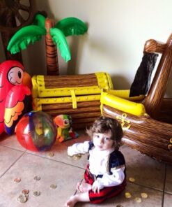 Inflatable Palm Tree, 34-Inch - Multicolor (Pack of 1) Inflatable Palm Tree II 17 61Aqm51SJcL