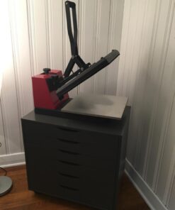 15"x15" USCutter Digital Heat Press Machine, T-Shirts, Vinyl, Non Stick Sheet (Starter Bundle) 43 61As88R mSL