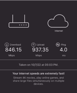 NETGEAR R9000-100NAR Nighthawk X10 AD7200 802.11ac/ad Quad-Stream WiFi Router - Certified Refurbished 52 61AsXWKeYIL
