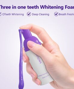 Colour Corrector Purple Toothpaste, V34 Purple Toothpaste for Teeth Whitening, Purple Toothpaste Purple Teeth Whitening Foam for Tooth Stain Removal Teeth Whitening Booster Multicolor 14 61At4S14xZL