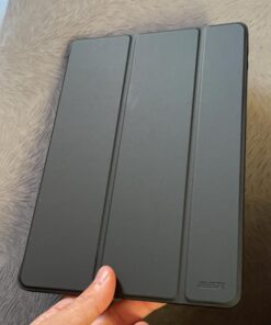 ESR for iPad 9.7 Inch Case, Trifold Smart Case Compatible with iPad 5th/6th Generation, Two-Way Stand, Slim and Lightweight, Auto Sleep and Wake, Ascend Series Case, Black 01black 55 61AvY9rpRYL