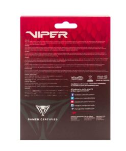Patriot Memory Viper 4 Series DDR4 32GB (2 x 16GB) 3200MHz (PC4-25600) Dual Module Kit - PV432G320C6K 32GB (2x16GB) 3200MHz Kit 8 61AvYyj4jmL