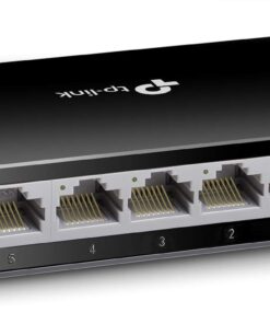 TP-Link 5 Port Gigabit Ethernet Network Switch | Plug and Play | Desktop or Wall-Mount | Plastic Case Ethernet Splitter | Fanless | Traffic Optimization | Unmanaged (TL-SG1005D),Black 22 61Ax07b2d7L