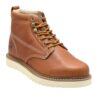 Golden Fox Men's Plain Toe Work Boots Lightweight 7.5 Brun 24 61Ax3sUmitL