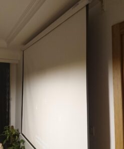 VIVO Wall Hanging 6" Adjustable L-Bracket Mount Plate Hook Kit for Projector Screens (MOUNT-PS01) White 31 61AxAuTSML