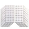 Vkey 500pcs (250 Pair Sets) 3/4" Diameter Sticky Back Coins Self Adhesive Hook Loop Dots White 250pairs 47 61B MuFFdPL
