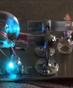 Sunnytech Hot Air Stirling Engine Motor Model Educational Toy Electricity Generator Colorful LED (SC001) SC001 36 61B aFI2HBL