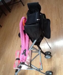 Ethan & Emma Universal Stroller Organizer - Elevate Your Experience w/Insulated Cup Holders, Diaper Storage, Secure Straps, Detachable Bag, Pockets for Phone, Keys, Toys. Smart Parenting Black 66 61B wI LNXL