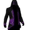 Cos2be Hoodie Jacket Coat X-Small Black&purple