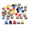 Cylewet 25Pcs 12x12x7.3mm Momentary Tact Tactile Push Button Switch Touch Switch Micro Switch 4 Pins SMD PCB with Cap for Arduino (Pack of 25) CYT1009 15 61B3TuBHimL
