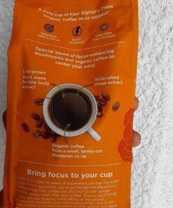 Four Sigmatic Mushroom Ground Coffee, Lion's Mane, 12 Ounce Think w/ Lion's Mane & Chaga 12 Ounce (Pack of 1) 33 61B59wOm4zL 1