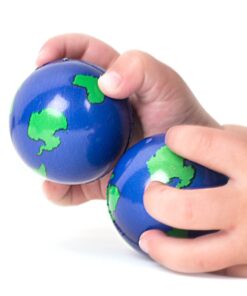 World Stress Ball Earth Stress Relief Toys Therapeutic Educational Balls Bulk 1 Dozen 2" Globe Squeeze Stress Balls 9 61B6Me38uvL