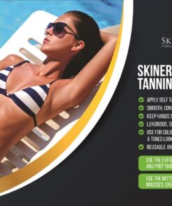 Skinerals Double-Sided Ultra Soft Applicator Mitt, Soft Self Tanning Mitt for a Perfect Finish, with Exfoliator Glove and Face Mitt for a Smooth and Even Self Tan, Ultimate Mitt for Self Tanner, 3 ct Mitt Set Only 25 61B6caI0QxL