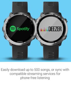 Garmin Forerunner 645 Music, GPS Running Watch With Pay Contactless Payments, Wrist-Based Heart Rate And Music, Black 23 61B7RDGPcvL