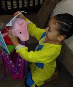 Peppa Pig Hug N' Oink Plush Stuffed Animal Toy, Large 12" - Press Peppa's Belly to Hear Her Talk, Giggle & Oink - Ages 18+ Months 29 61B7vNXuViL